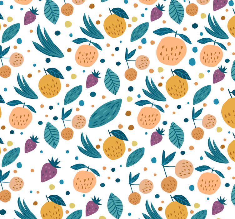 Fruit flavours kitchen blind - TenStickers