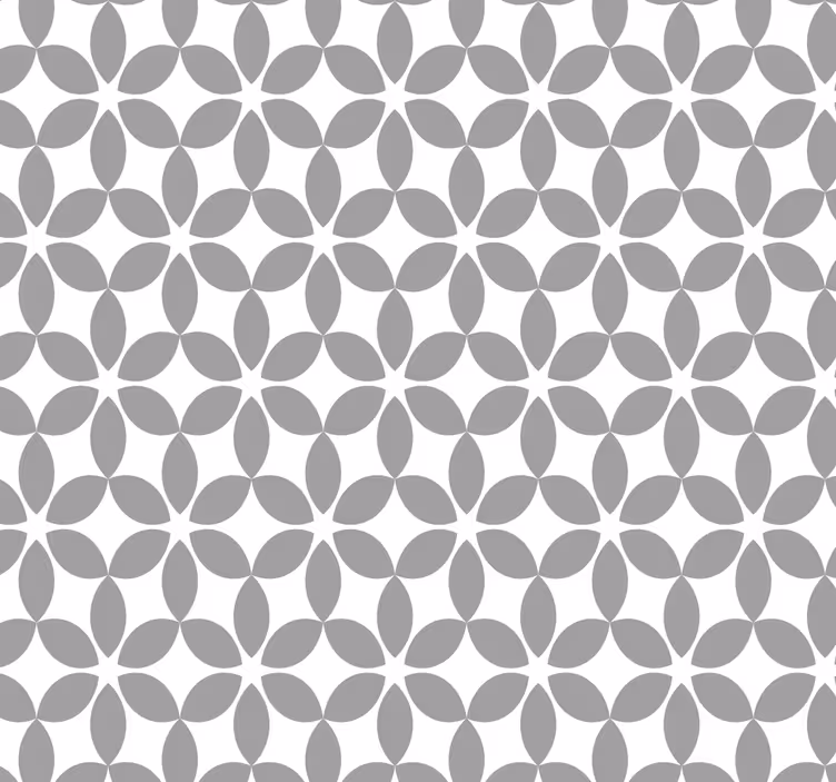 Gray and white pattern bathroom blind - TenStickers