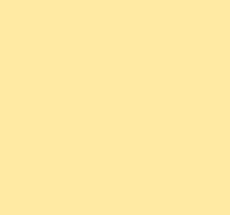 Butter yellow monocolour roller blind - TenStickers