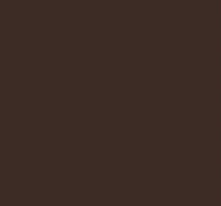 Chocolate brown monocolour roller blind - TenStickers