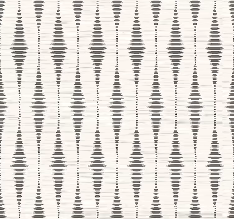 "Rabaul Ikat" grey and beige master bedroom shades - TenStickers