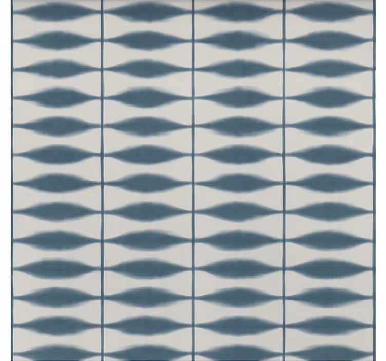 Shibori Denim bathroom blind - TenStickers