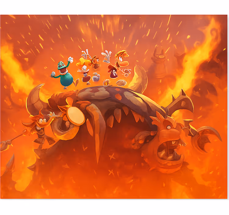 Fiery victory on monster gamer roller blind - TenStickers