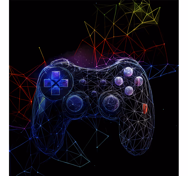Gaming dna console gamer roller blind - TenStickers
