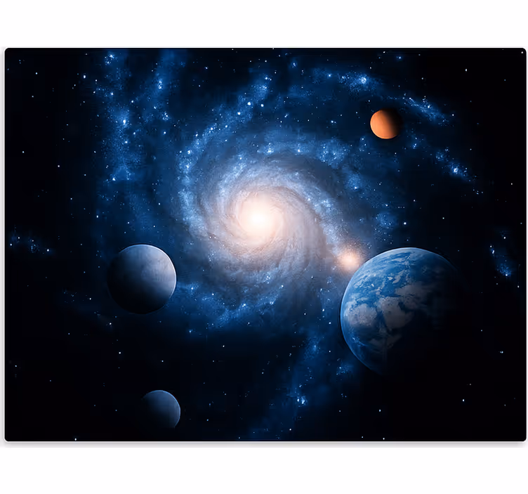 Galaxy Space Planet blind teens - TenStickers