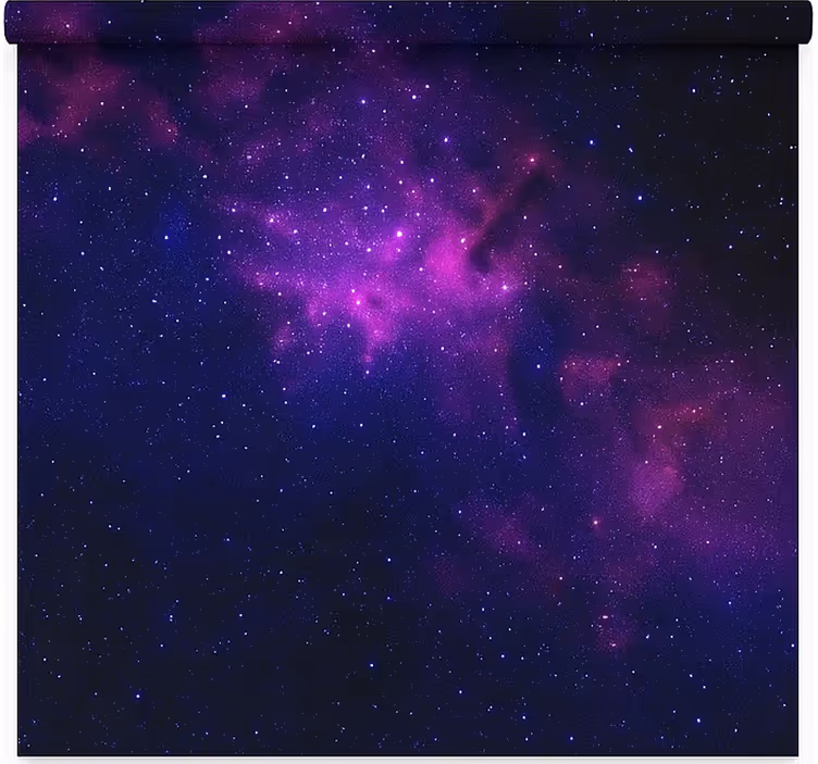 Purple galaxy star teenage blind - TenStickers