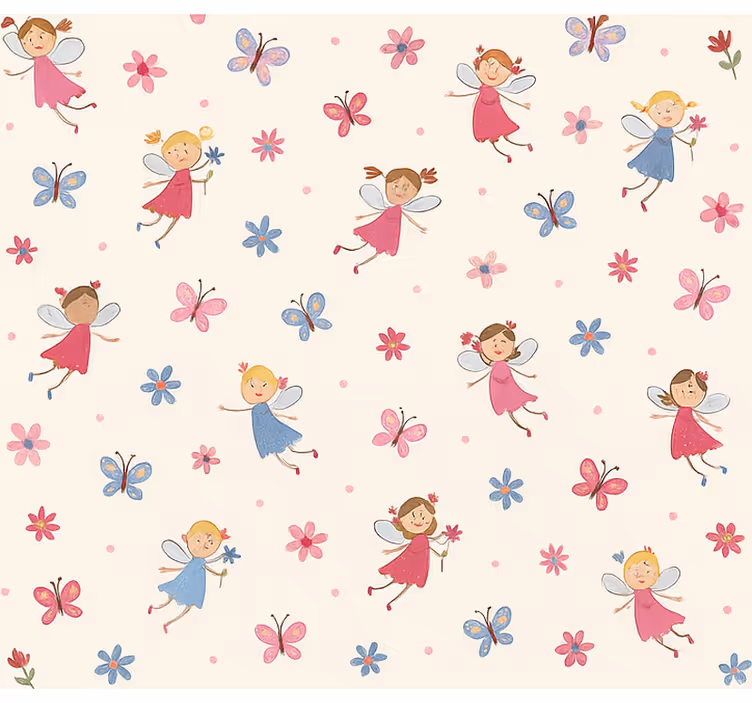 Happy little fairies blind teens - TenStickers