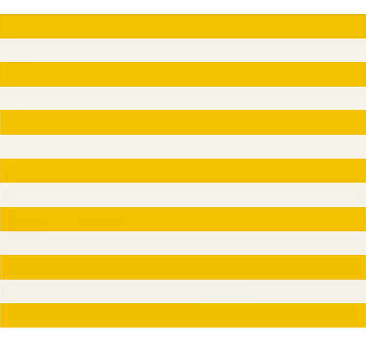 Yellow and white stripes teenage blind - TenStickers