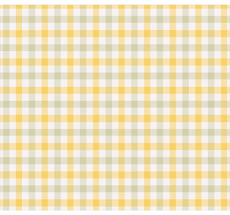 Yellow picnic pattern dining room roller blind - TenStickers