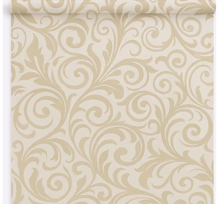 Classic baroque swirl dining room blind - TenStickers