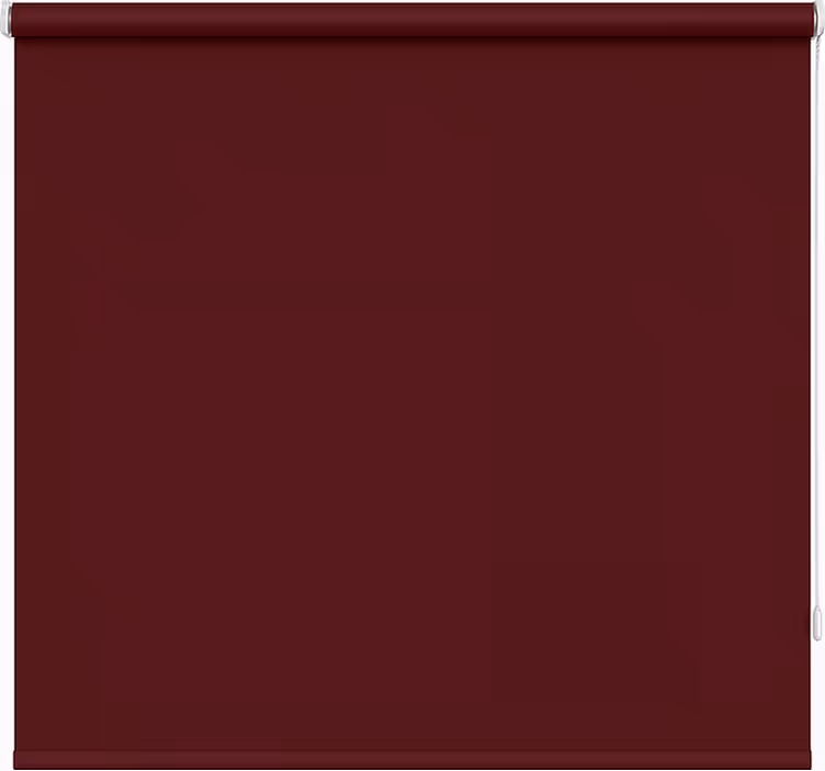 Deep maroon monocolour  dining room roller blind - TenStickers