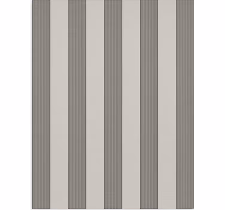 Dining room roller blind with vertical grey stripes - TenStickers