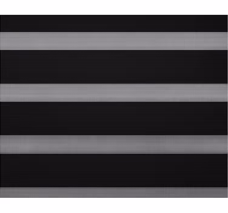 Black striped sheer roller blind office - TenStickers