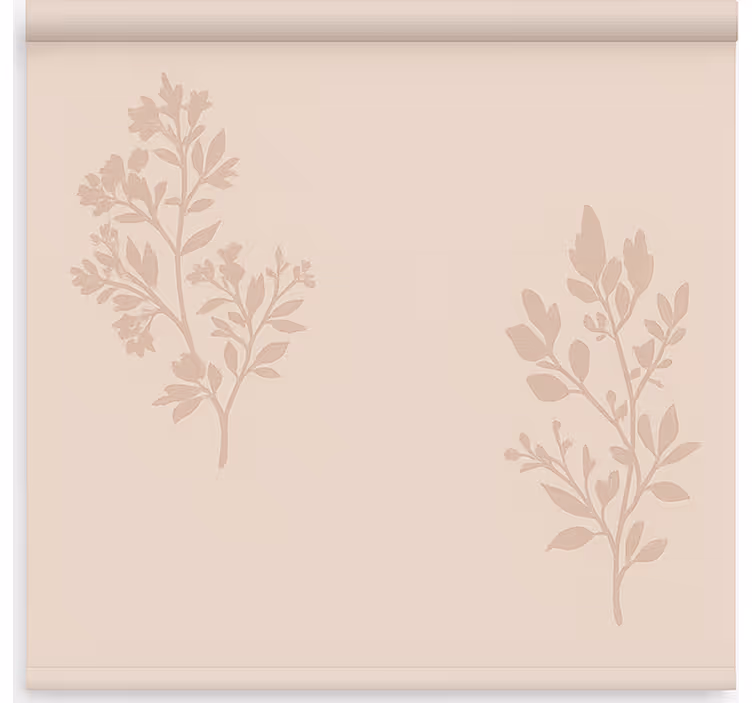 Pink-beige sheer roller blind office - TenStickers