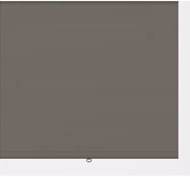 Black outlined roller blind office - TenStickers