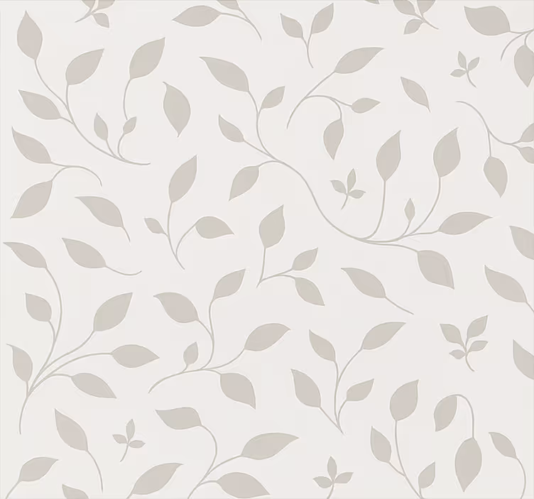 Scandinavian blind with soothing leaf floral design - TenStickers