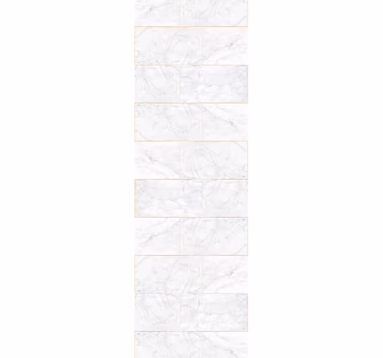 Bathroom blind in gray tones gold marble - TenStickers