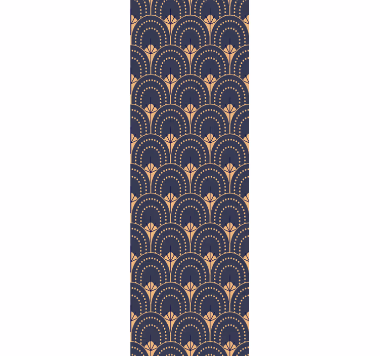 Home office blind with elegant fan design - TenStickers