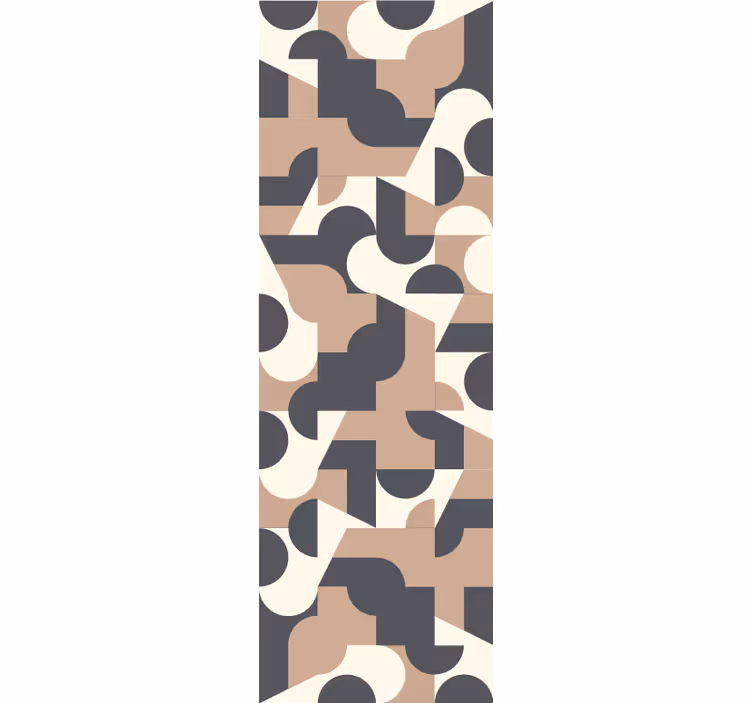 Home office blind with contrasting color pattern - TenStickers