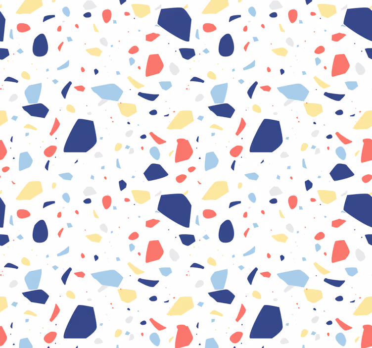 Home office blind in elegant terrazzo design - TenStickers