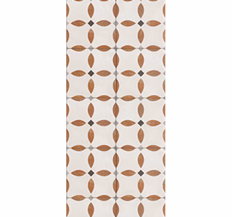 Kitchen roller blind in beige geometric texture - TenStickers