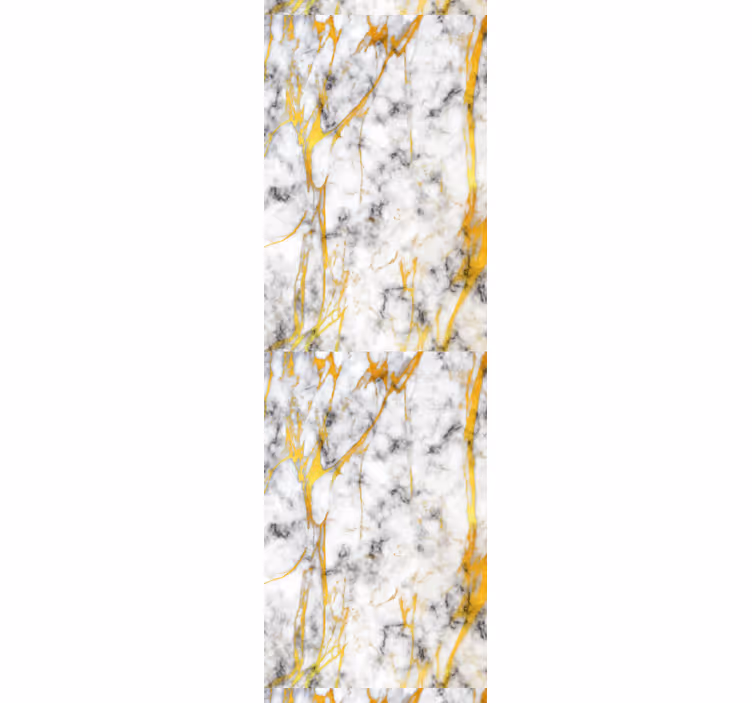 Kitchen roller blind in elegant gray and gold marble - TenStickers