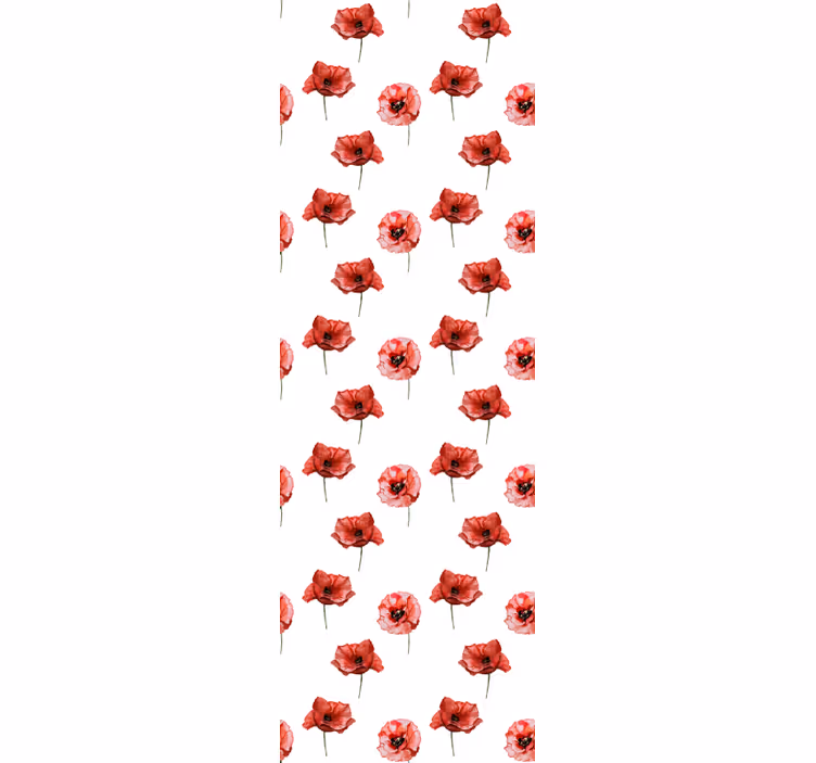 Dining room roller blind watercolour puppies - TenStickers