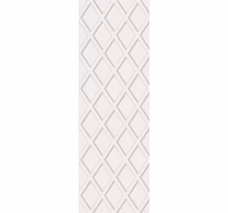 Dining room roller blind 3d diamond hamptons pattern - TenStickers