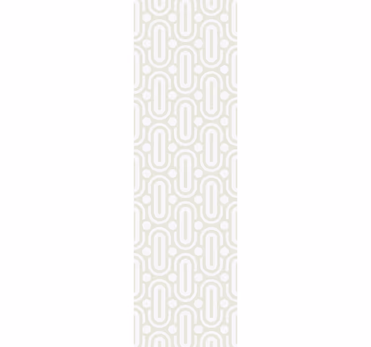 Dining room roller blind in gray geometric lines - TenStickers
