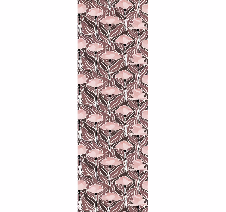 Dining room roller blind with vintage abstract design - TenStickers
