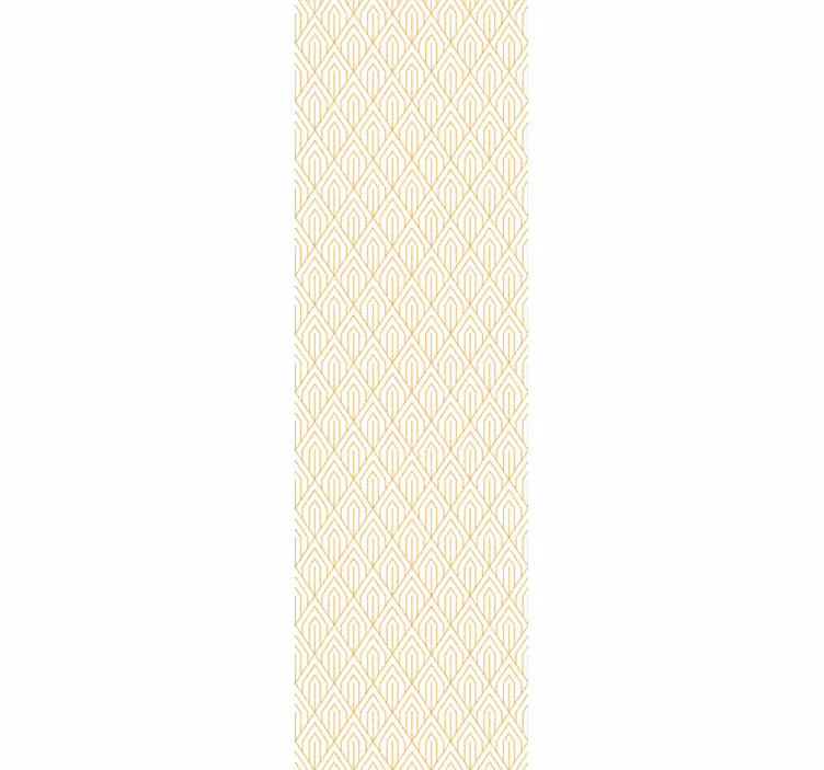 Dining room roller blind with modern white design - TenStickers