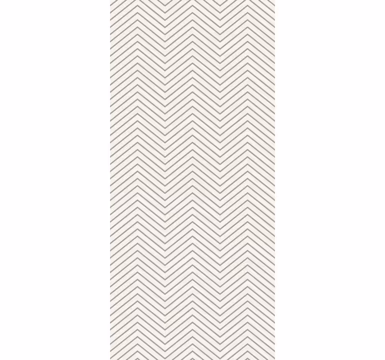 Dining room roller blind in grey lines - TenStickers