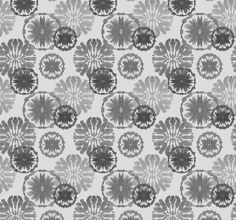 Dining room roller blind in grey painted illusion - TenStickers