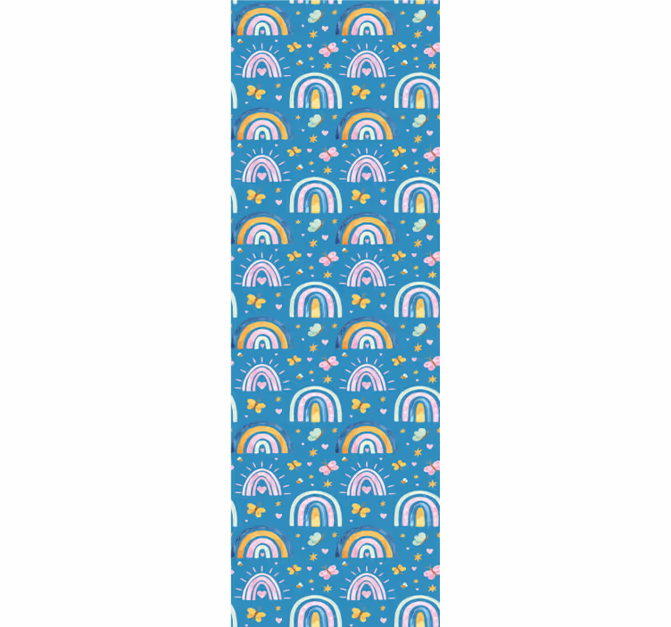 Blind children butterfly rainbow patterns - TenStickers