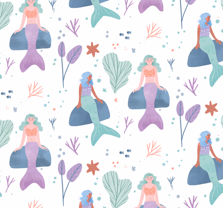 Blind children enchanted by mermaid fantasy - TenStickers