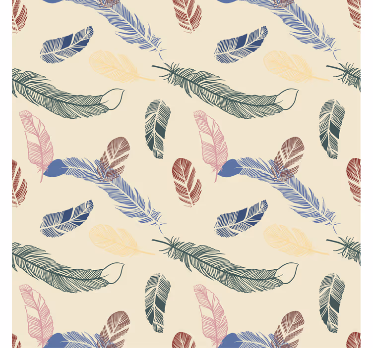 Blind children colored feathers - TenStickers
