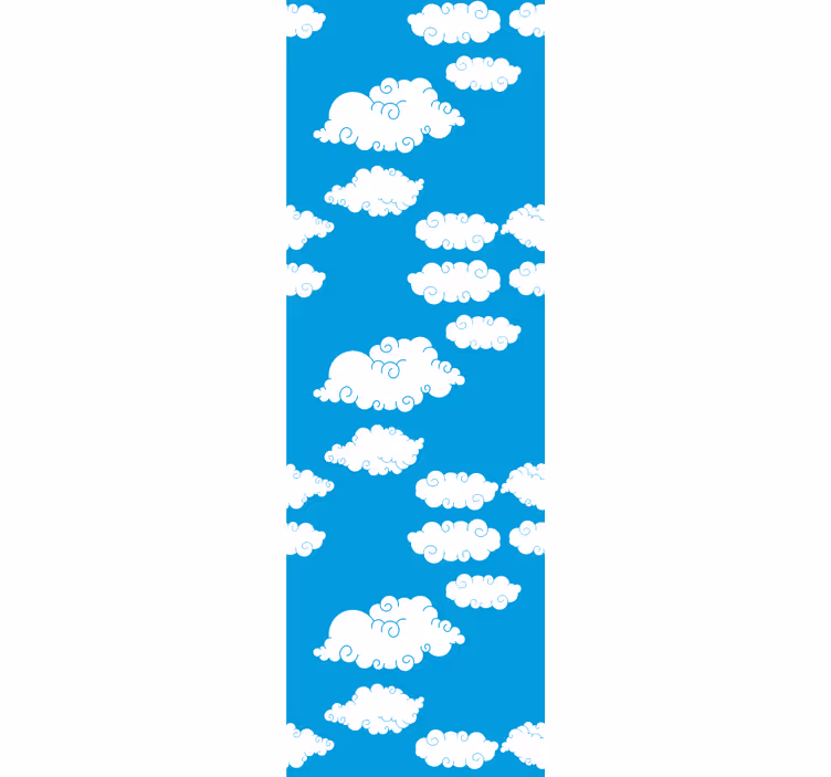 Blind children clouds in the sky - TenStickers