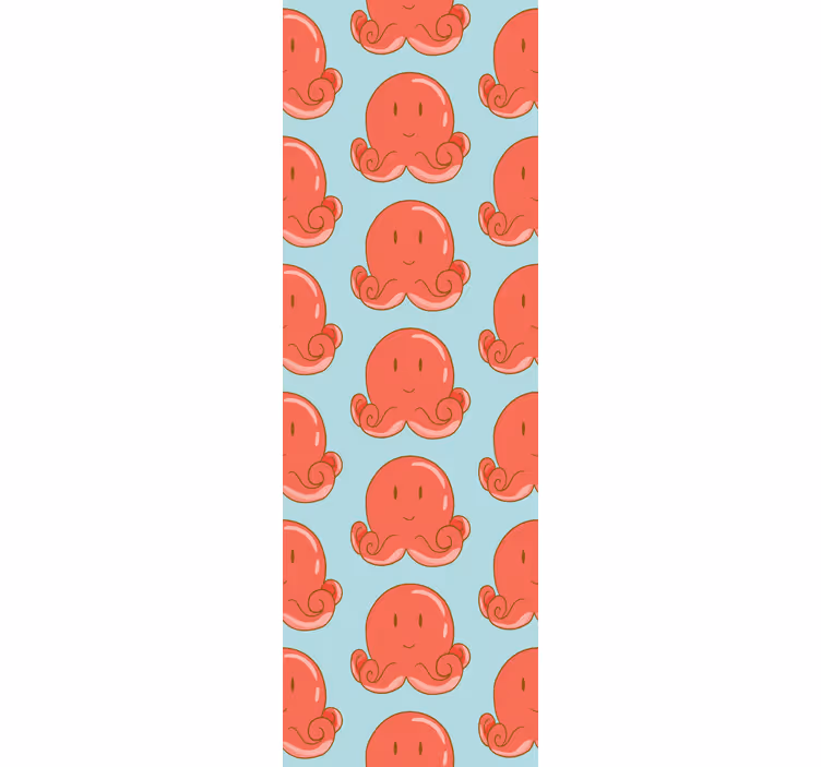 Blind children red octopus design for tactile play - TenStickers