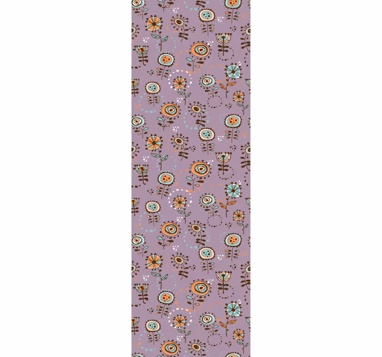 Blind children swedish pink floral design - TenStickers