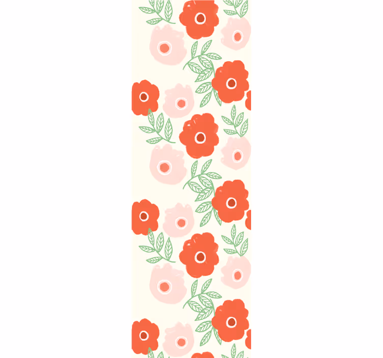 Blind children anemone flower pattern blanket - TenStickers