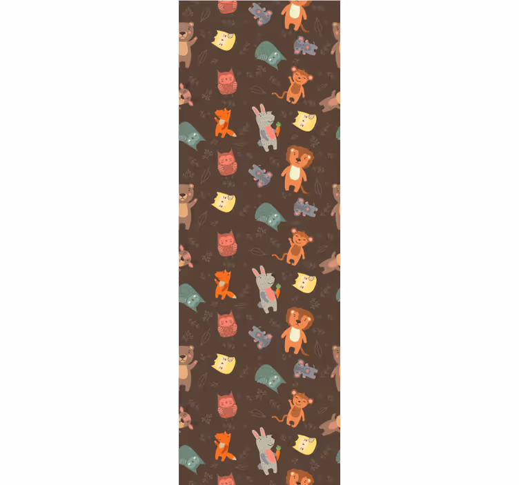 Blind children cute wild animals and owls - TenStickers