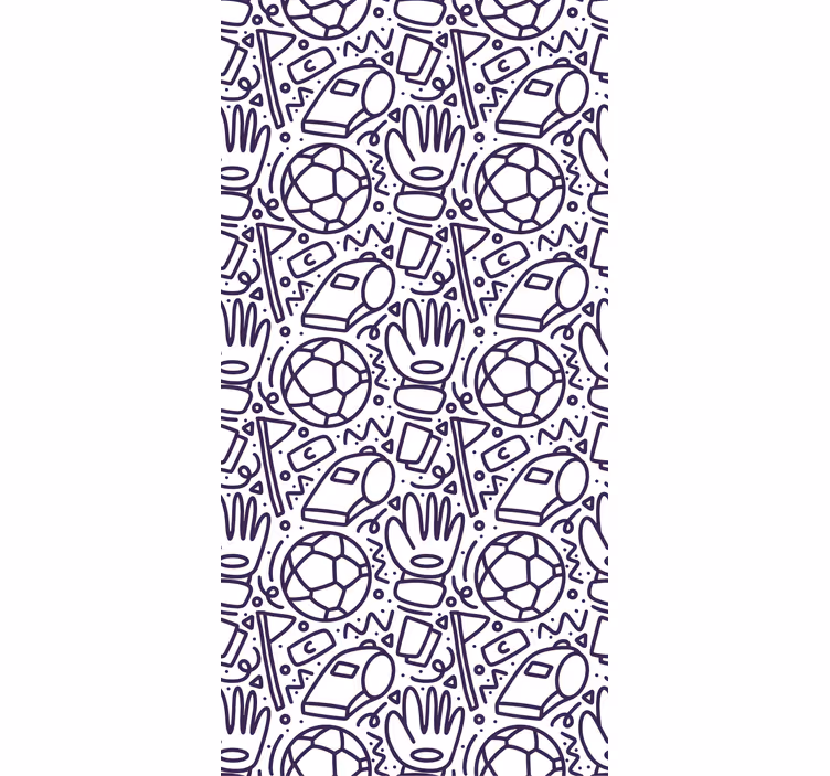 Blind children sport doodle design - TenStickers
