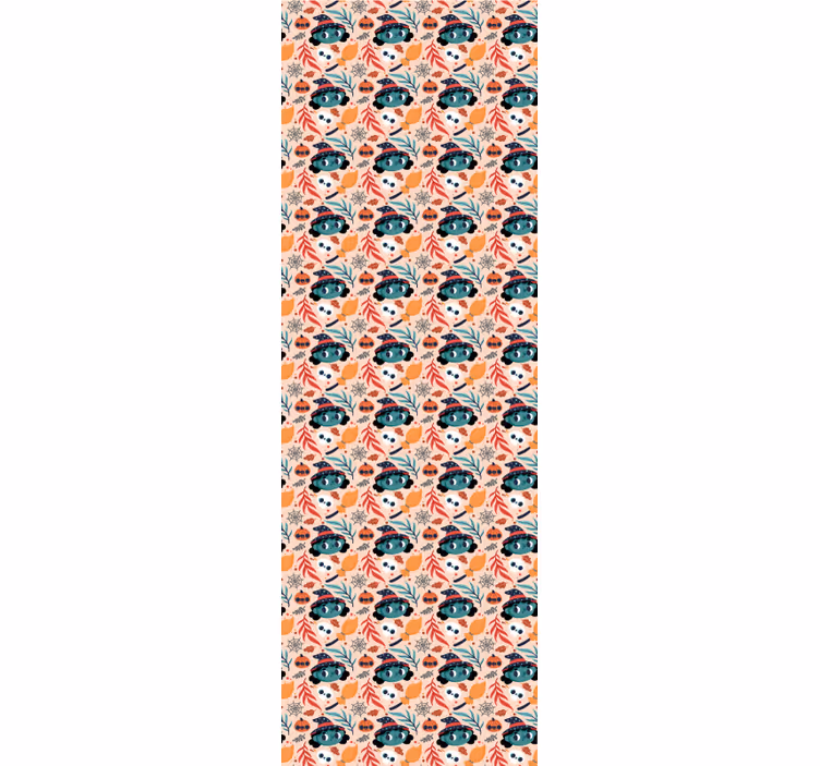 Blind children halloween witch magic cute background - TenStickers