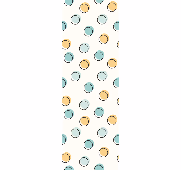 Blind children colorful polka dots - TenStickers