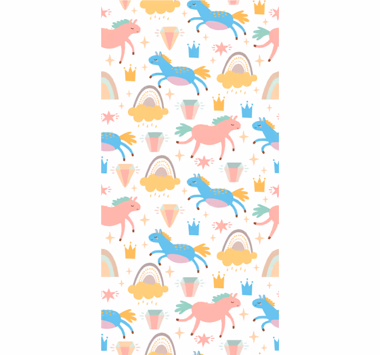 Blind children’s colorful unicorns and rainbows - TenStickers