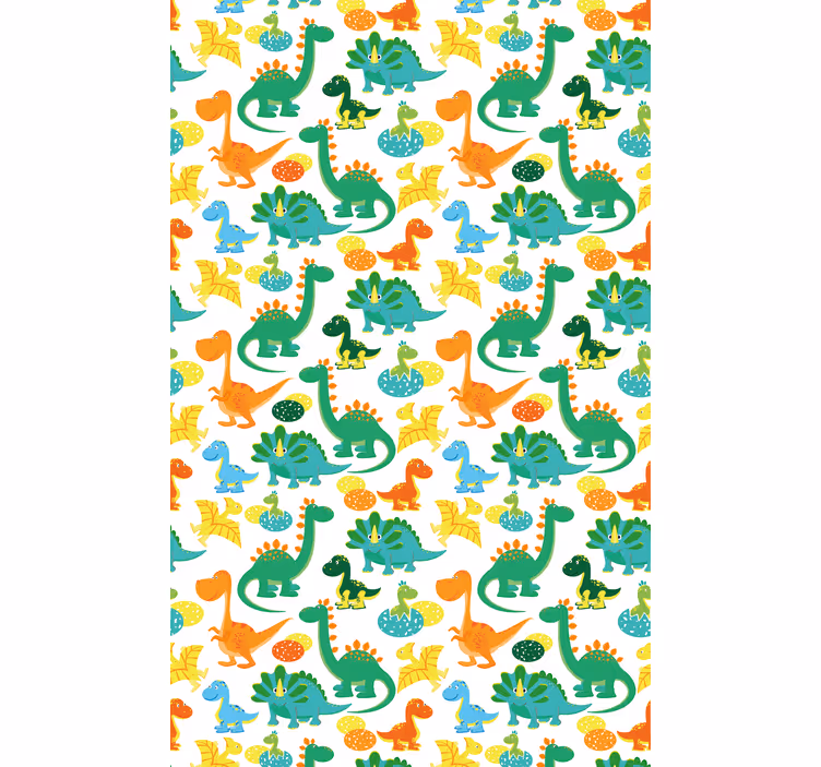 Blind children colorful dinosaurs design - TenStickers
