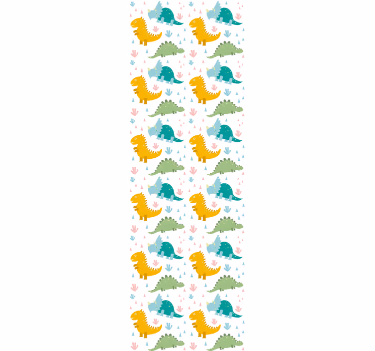 Blind children lovely dinosaur pattern - TenStickers