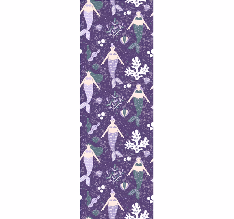 Blind children mermaid splash - TenStickers