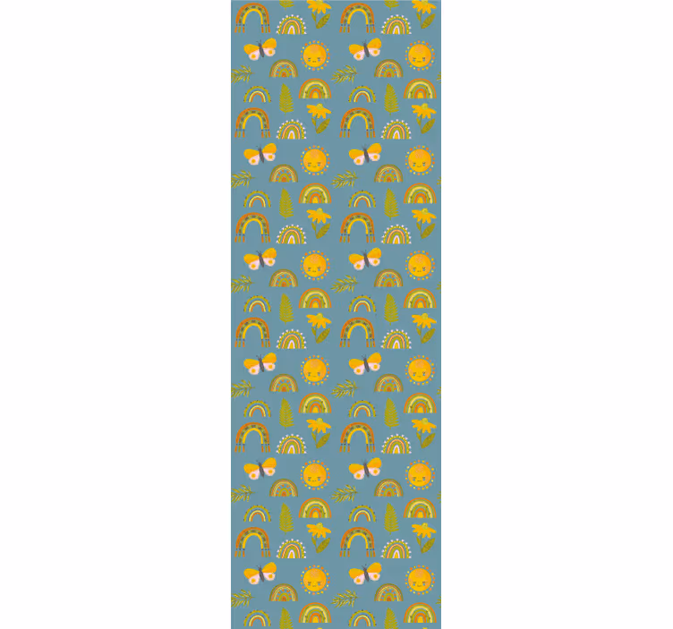 Blind children pattern with messy thick drawing - TenStickers