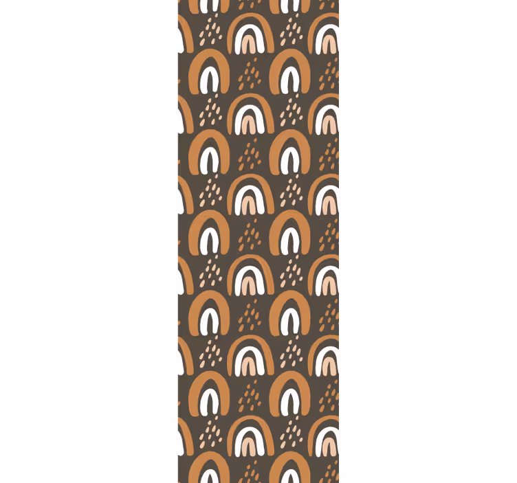 Blind children rainbows pattern with drops and rain - TenStickers